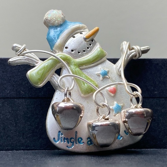 TC Jewelry - Festive Snowman Christmas Pin Brooch